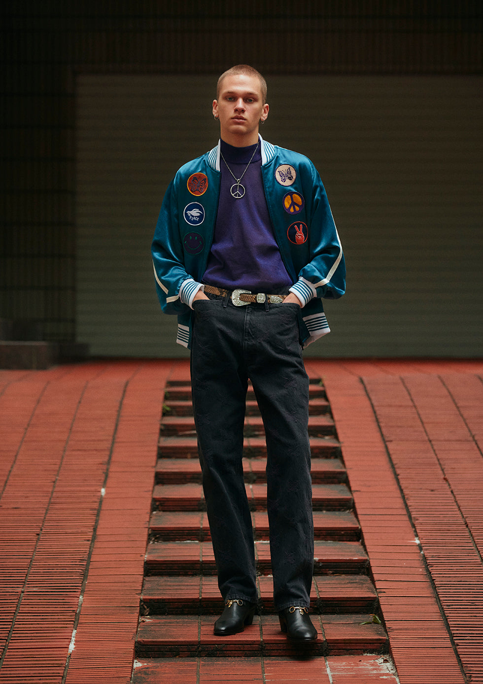 Needles Award Jacket - Acetate Sateen
