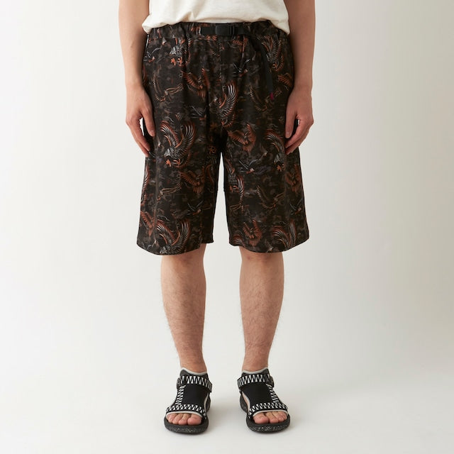 White Mountaineering x GRAMICCI BIRDS WIDE SHORTS