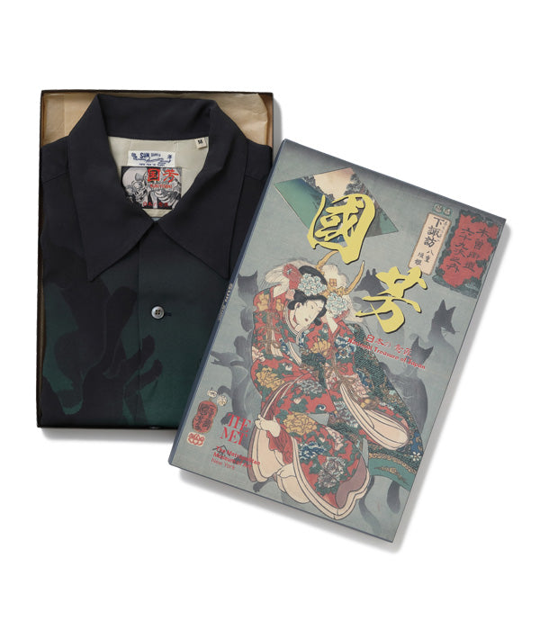 SUN SURF × 歌川国芳 SPECIAL EDITION “木曾街道六十九次之内 下諏訪 八重垣姫” ALOHA SHIRT