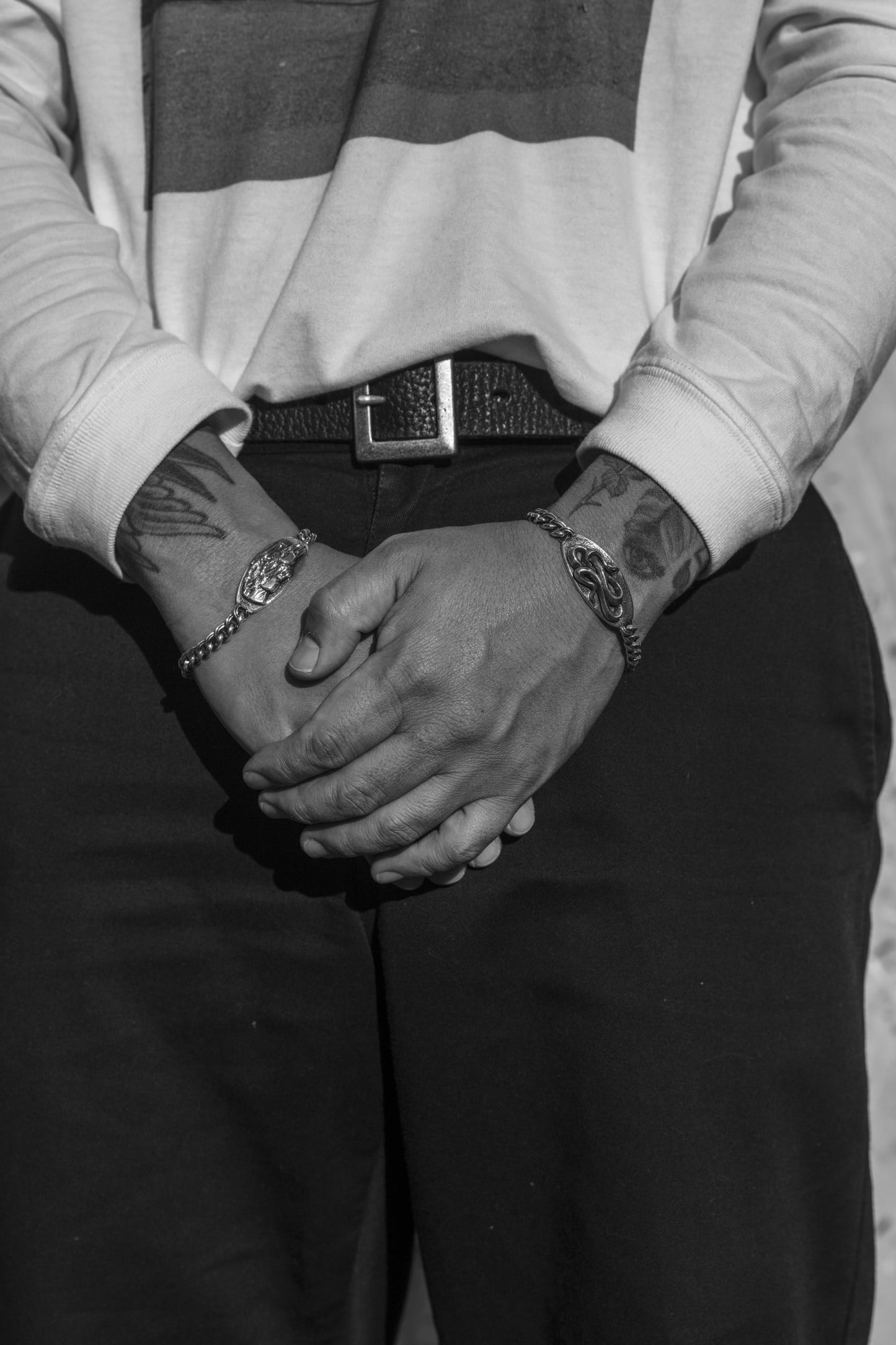 Peanuts&Co snake plate bracelet silver