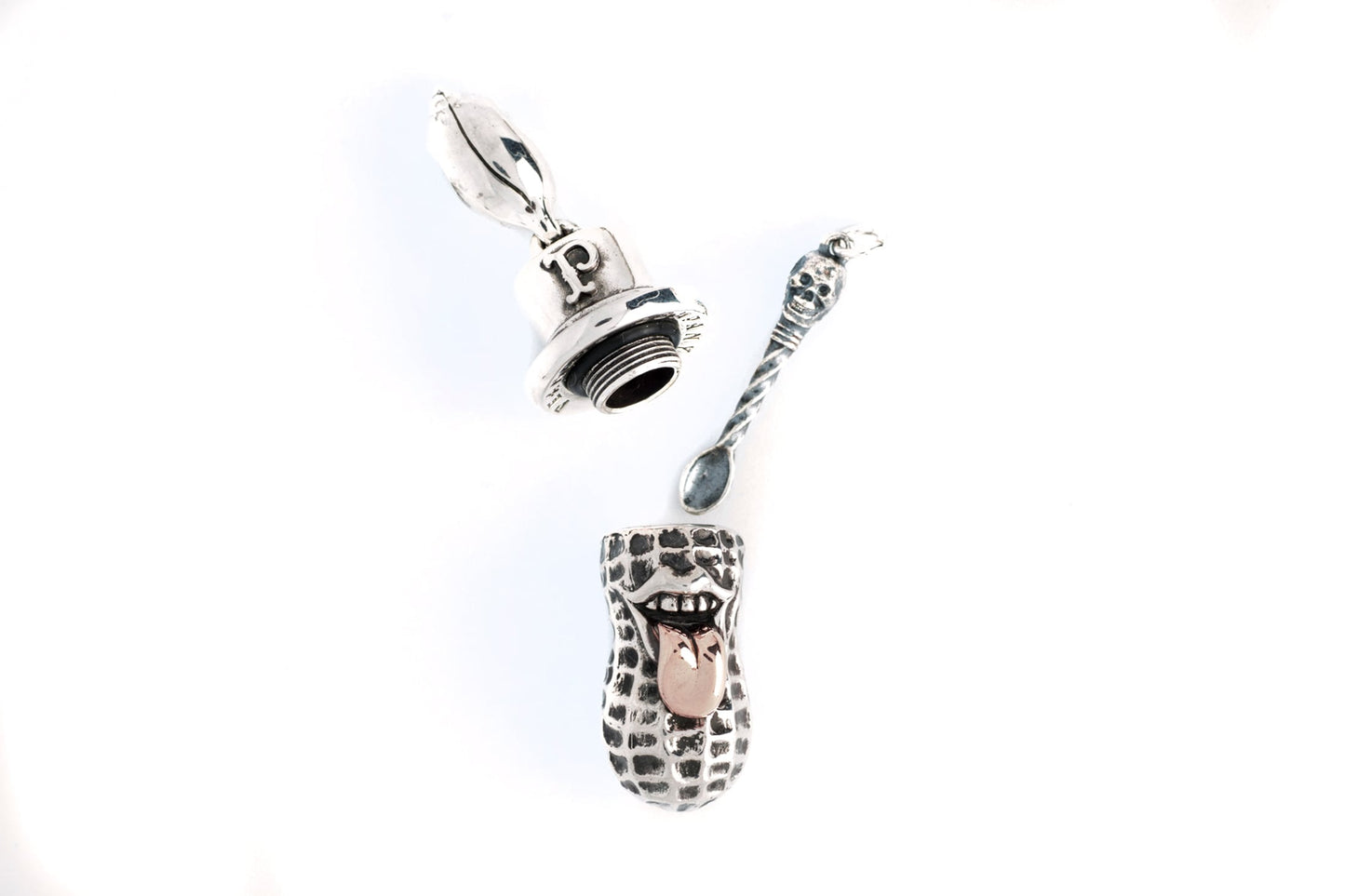 Peanuts&Co YACHIMATA BERO PEANUTS KEYHOLDER (SILVER×K10PG)
