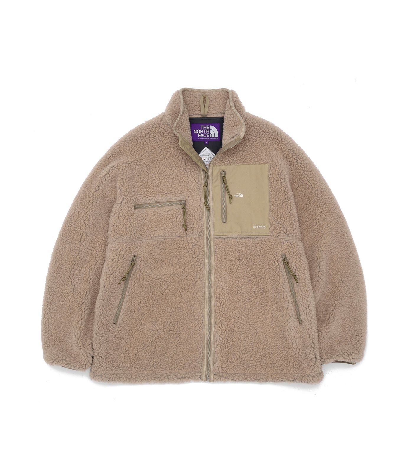 The north face purple deals label field denali coat