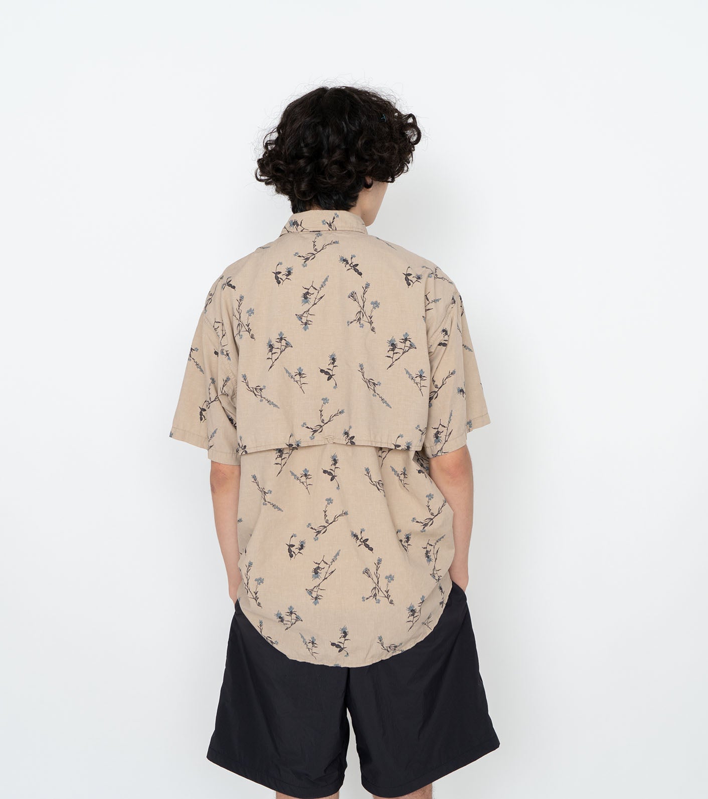 THE NORTH FACE PURPLE LABEL Polyester Linen Field H/S Shirt