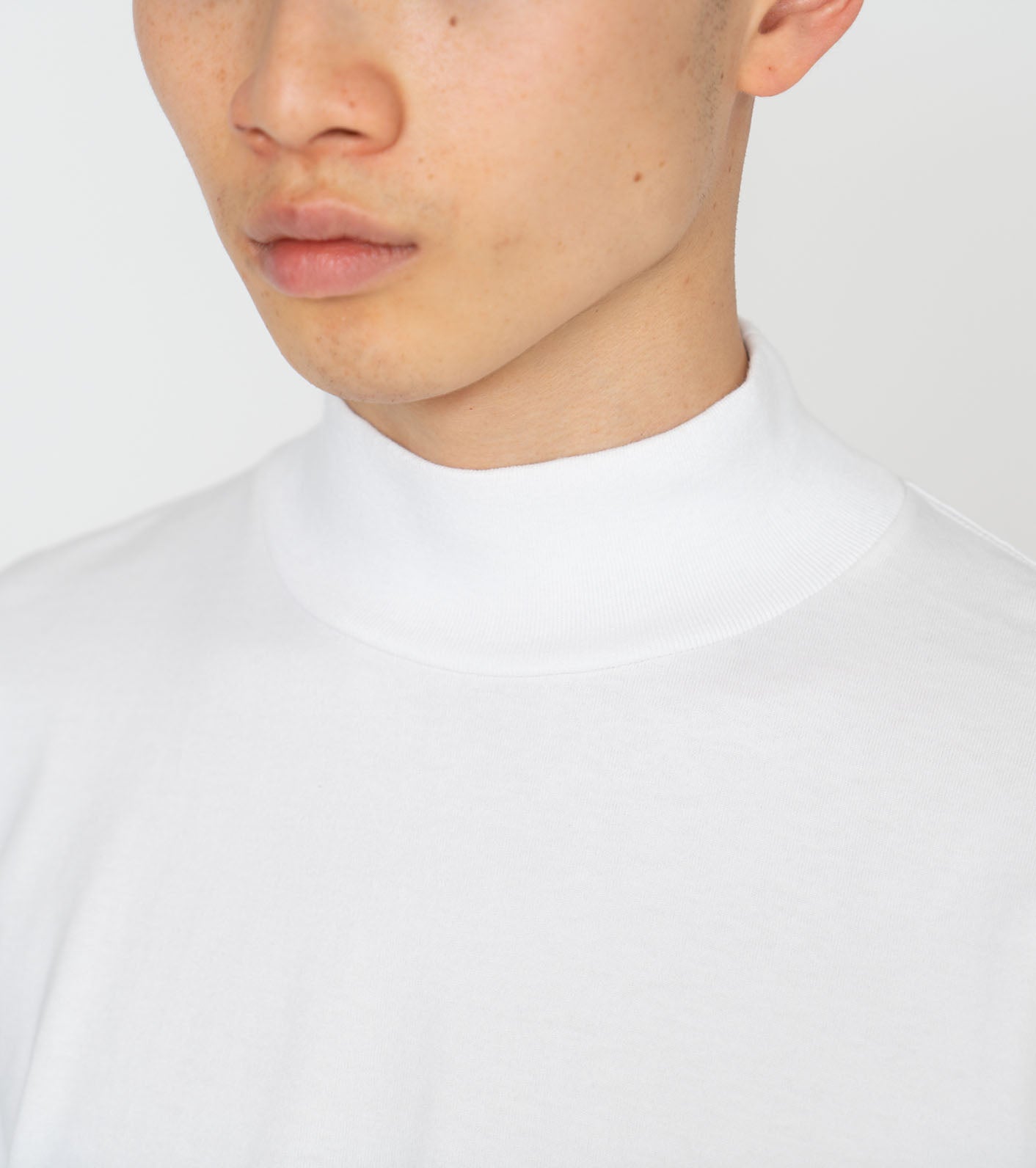 nanamica L/S Mock Neck Tee