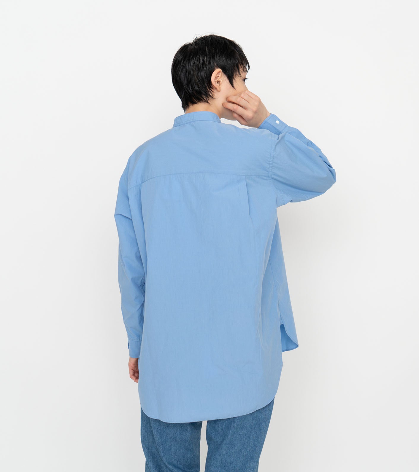 nanamica Band Collar Wind Shirt