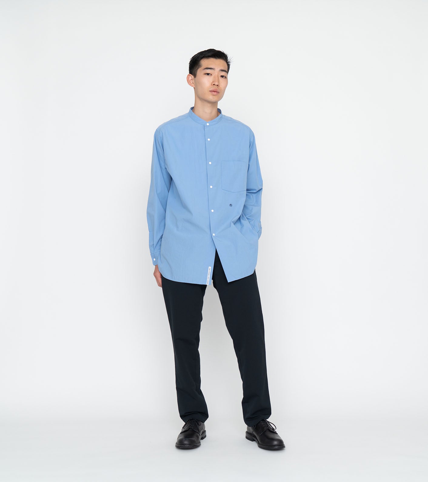 nanamica Band Collar Wind Shirt