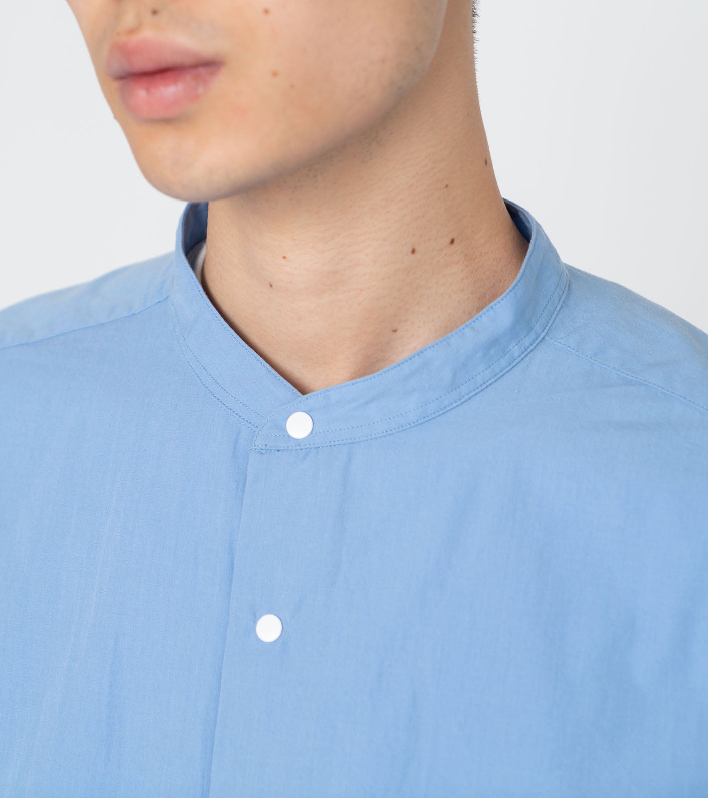 nanamica Band Collar Wind Shirt