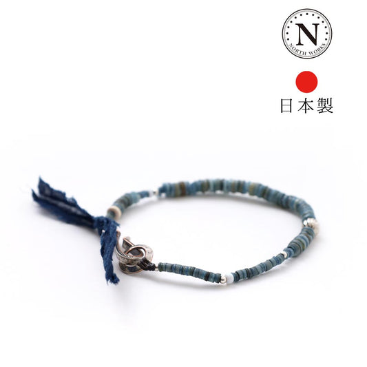 NORTH WORKS Silver & Beads Bracelet BR-6968
