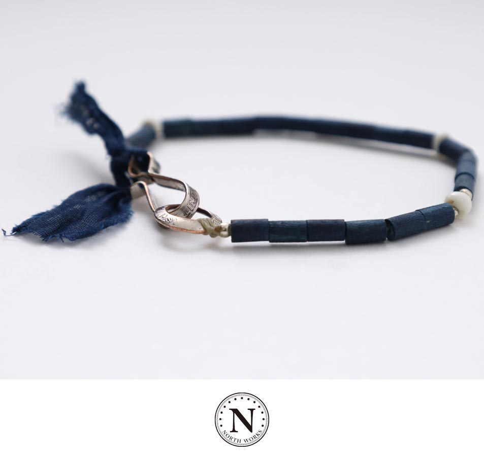 NORTH WORKS Silver & Beads Bracelet BR-6968