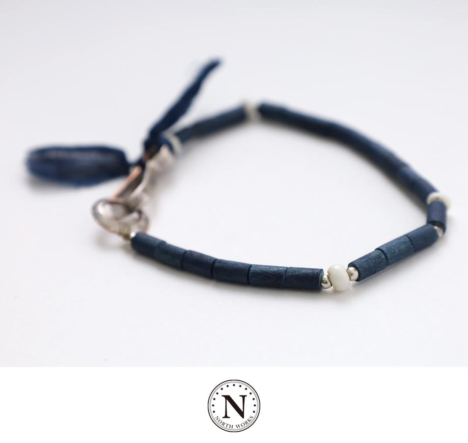 NORTH WORKS Silver & Beads Bracelet BR-6968