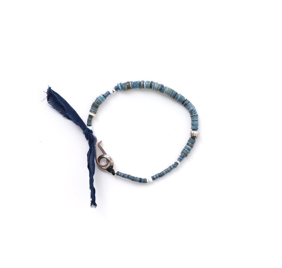 NORTH WORKS Silver & Beads Bracelet BR-6968