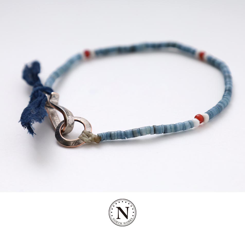 NORTH WORKS Silver & Beads Bracelet BR-6968