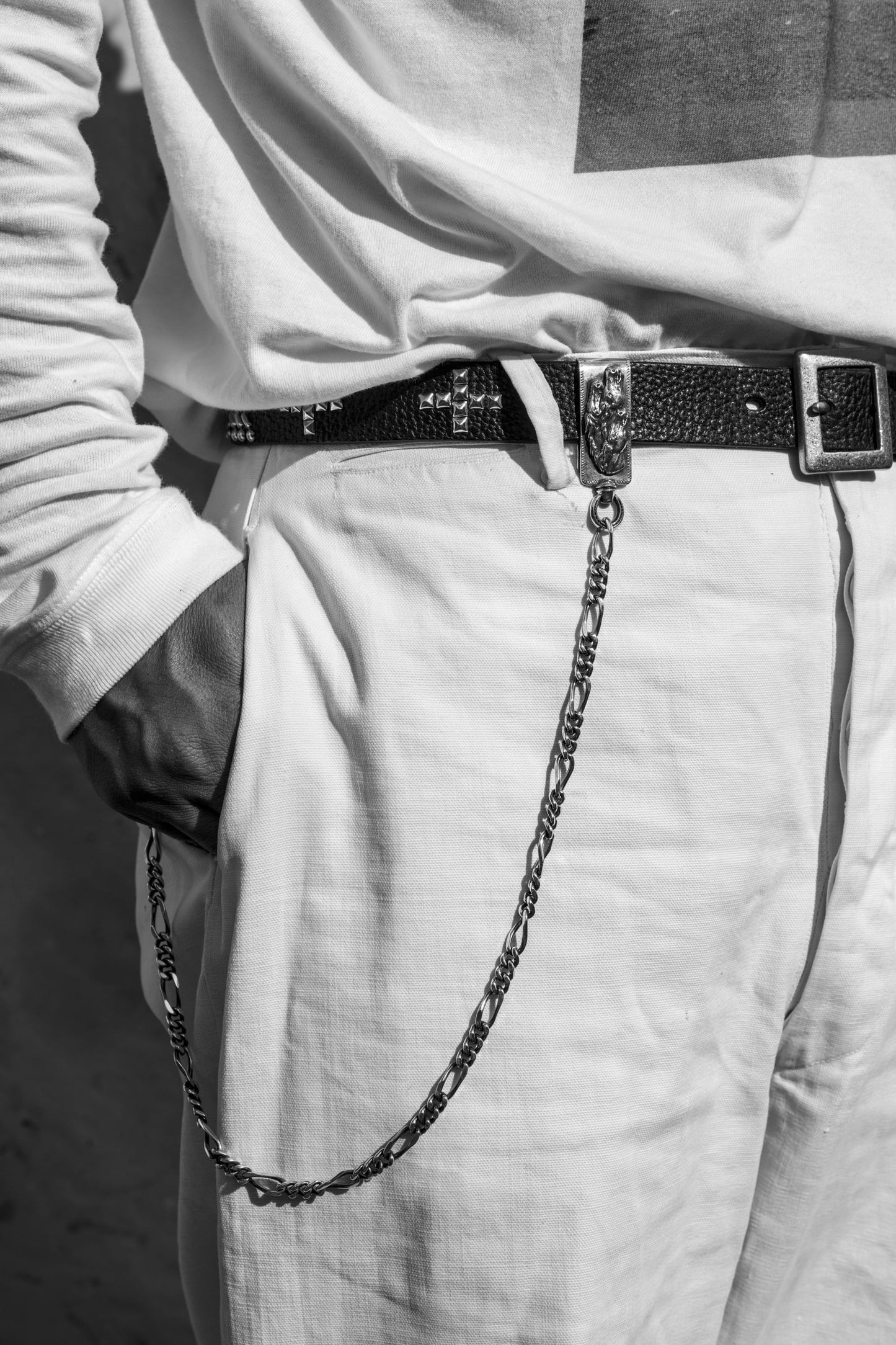 Peanuts&Co horse clip type walletchain silver