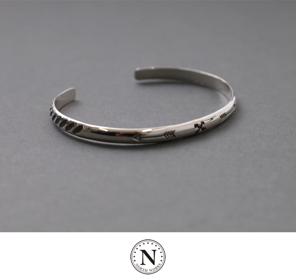 NORTH WORKS 900 Silver Bangle BR-7085