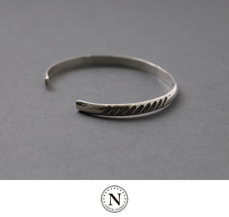 NORTH WORKS 900 Silver Bangle BR-7085