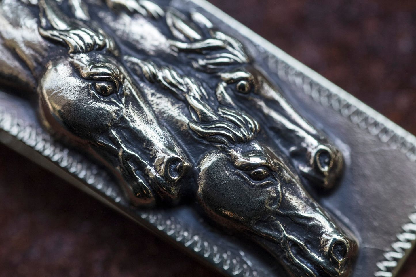 Peanuts&Co horse money clip silver