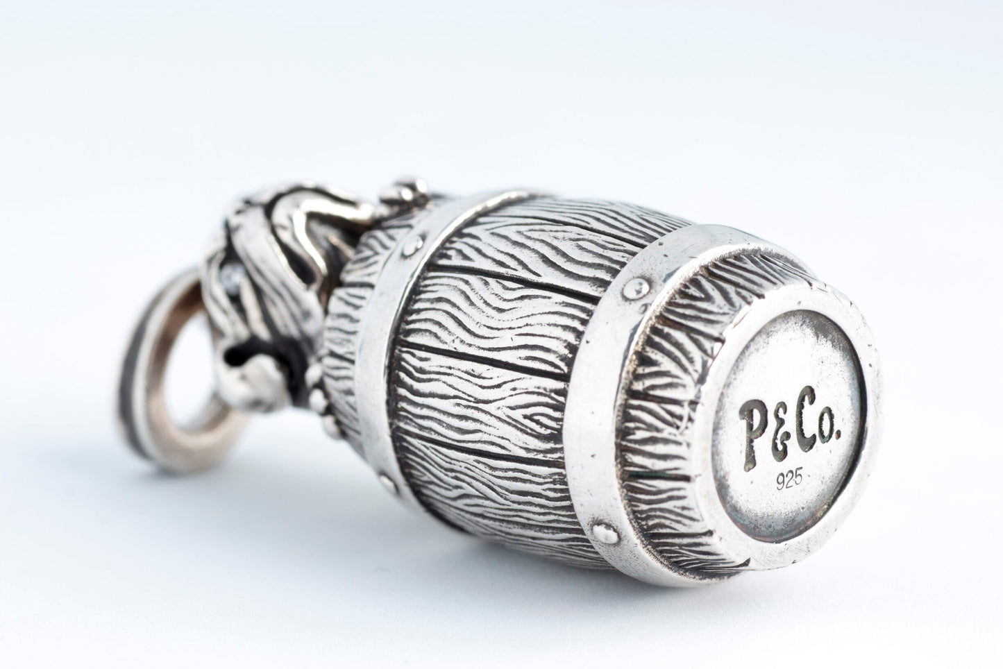 Peanuts&Co BULL BOTTLE STONE EYES SILVER