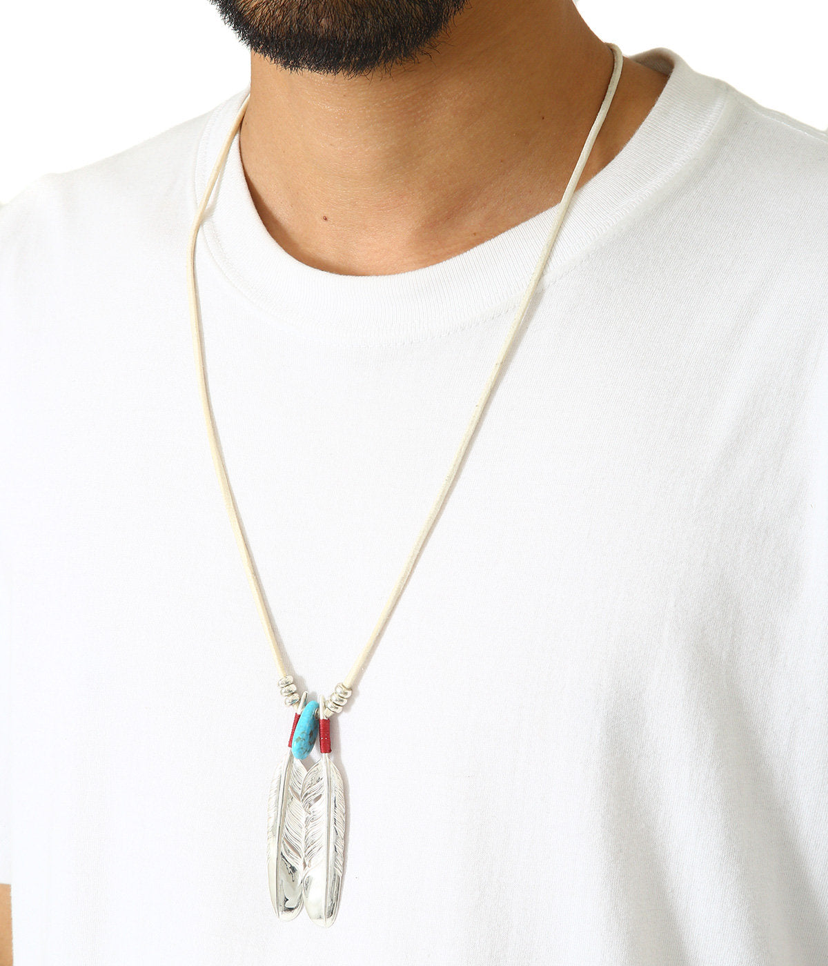 LARRY SMITH FEATHER Necklace All Set No.35