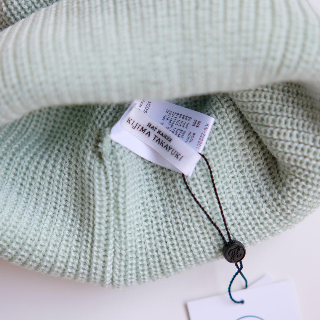 KIJIMA TAKAYUKI KNIT DECK CAP