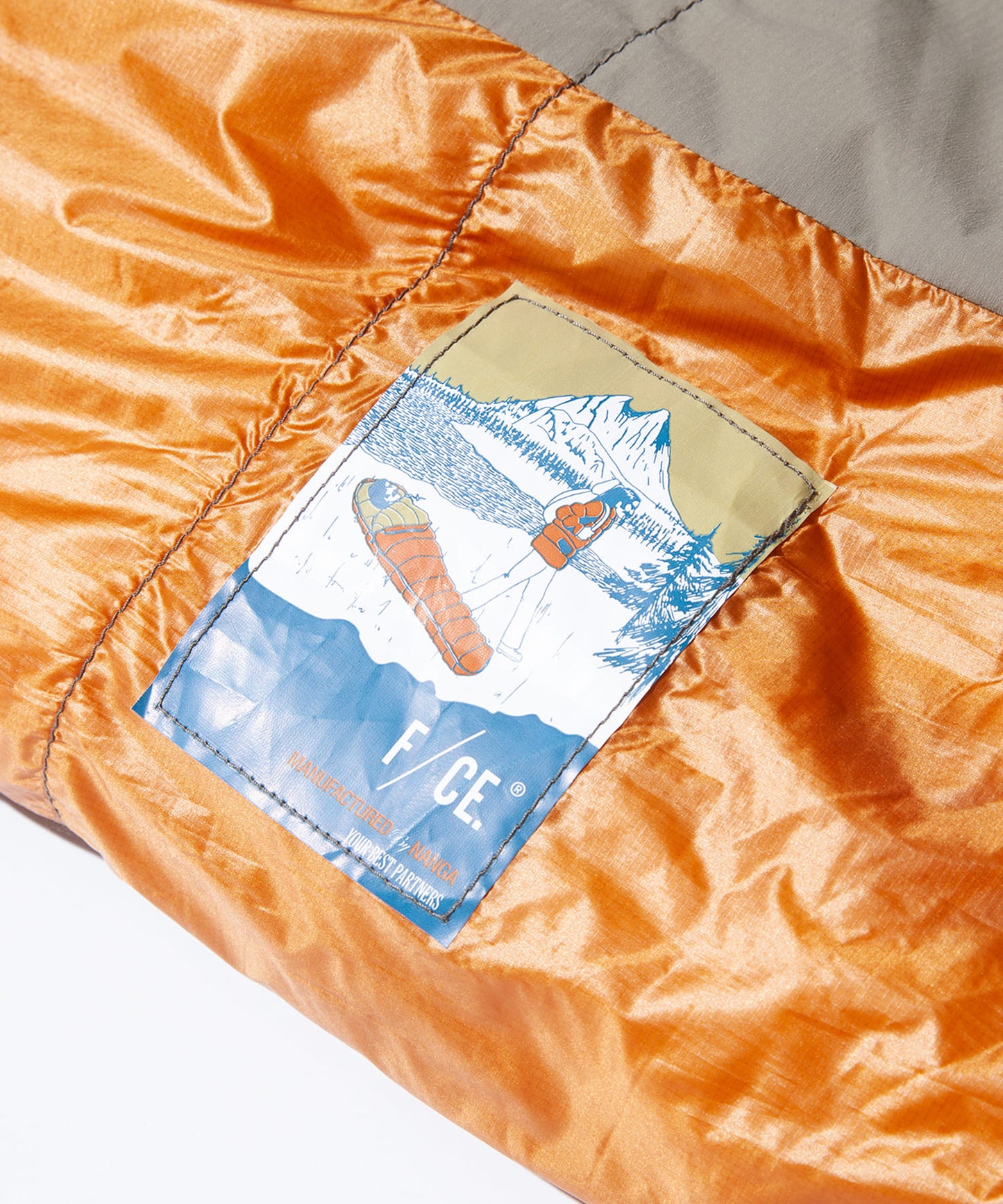 F/CE. × NANGA F-LIGHT UDD SLEEPING BAG 600
