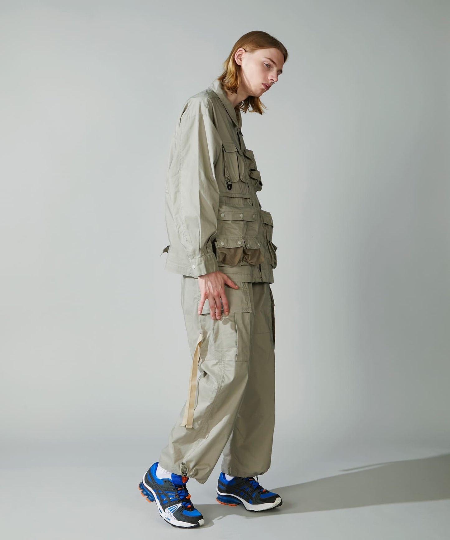 F/CE. PIGMENT DYE UTILITY BLOUSON