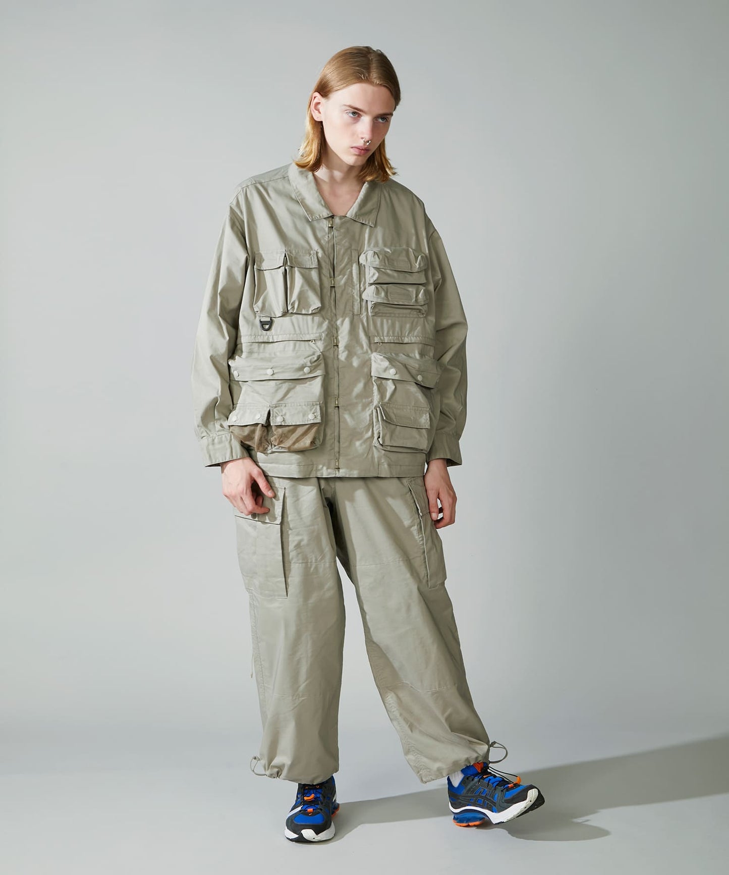 F/CE. PIGMENT DYE UTILITY BLOUSON