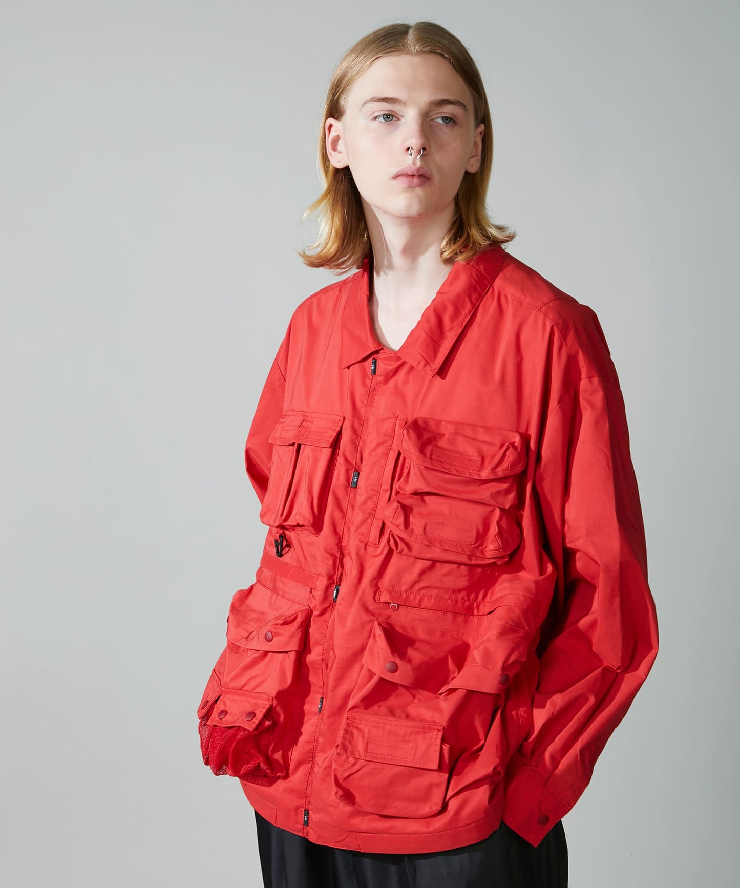 F/CE. PIGMENT DYE UTILITY BLOUSON