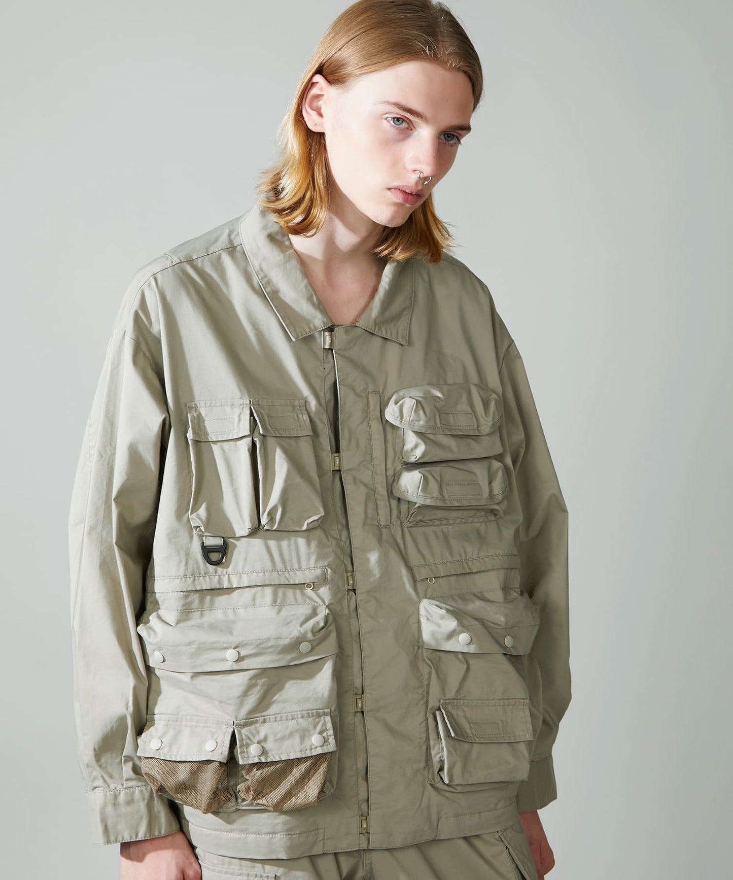 F/CE. PIGMENT DYE UTILITY BLOUSON