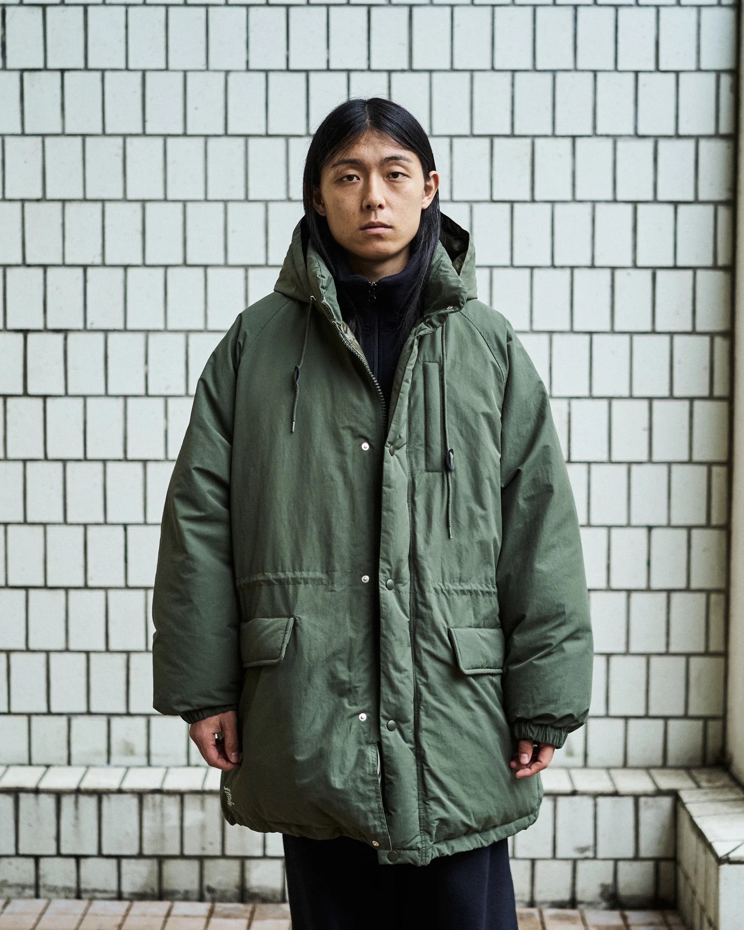 FreshService LONG HOODED DOWN COAT