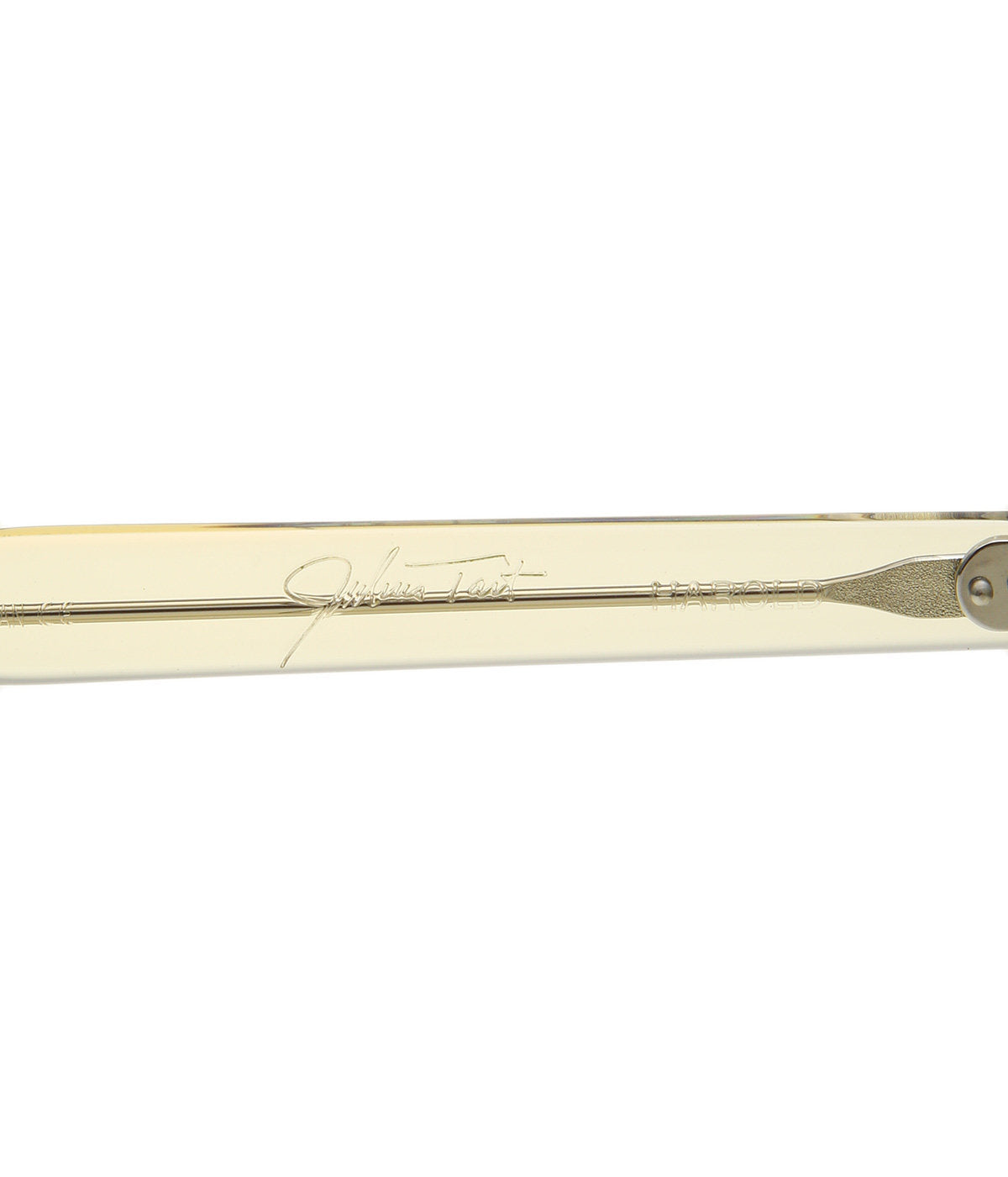 JULIUS TART OPTICAL HAROLD Eyeglass Frame Champagne