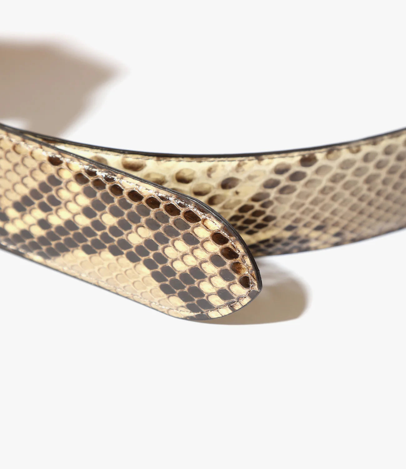 Needles Peace Buckle Belt - Python