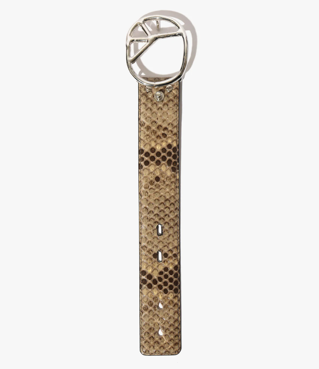 Needles Peace Buckle Bracelet - Python