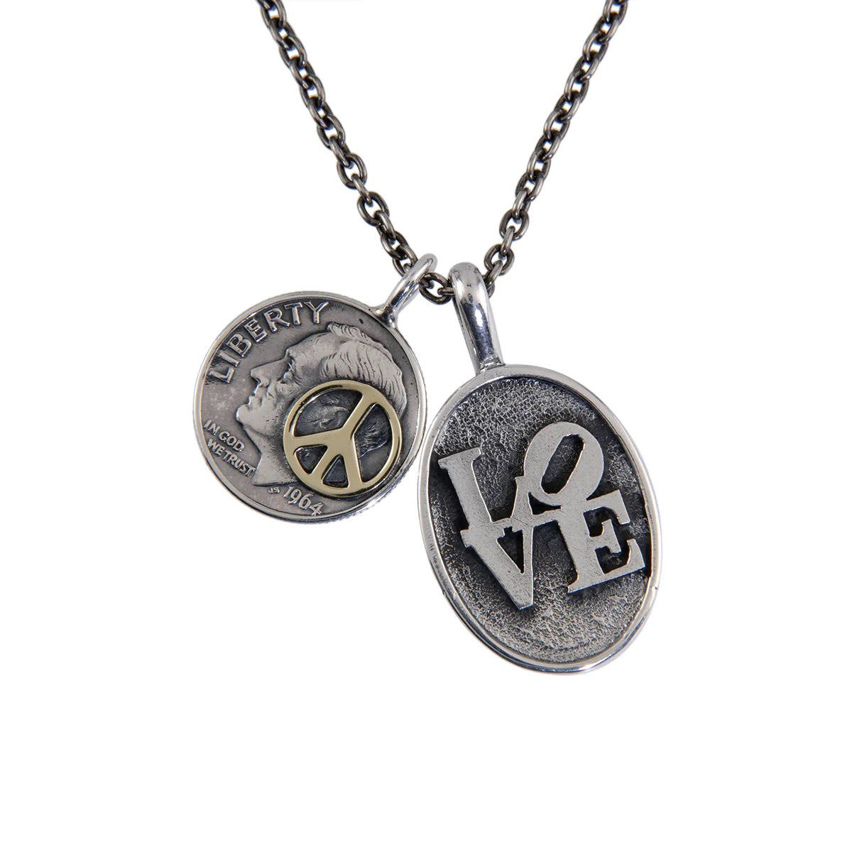 NORTH WORKS 10¢ Silver Coin Necklace N-637