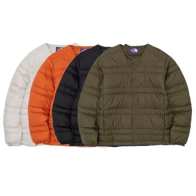 north face purple label down cardigan-