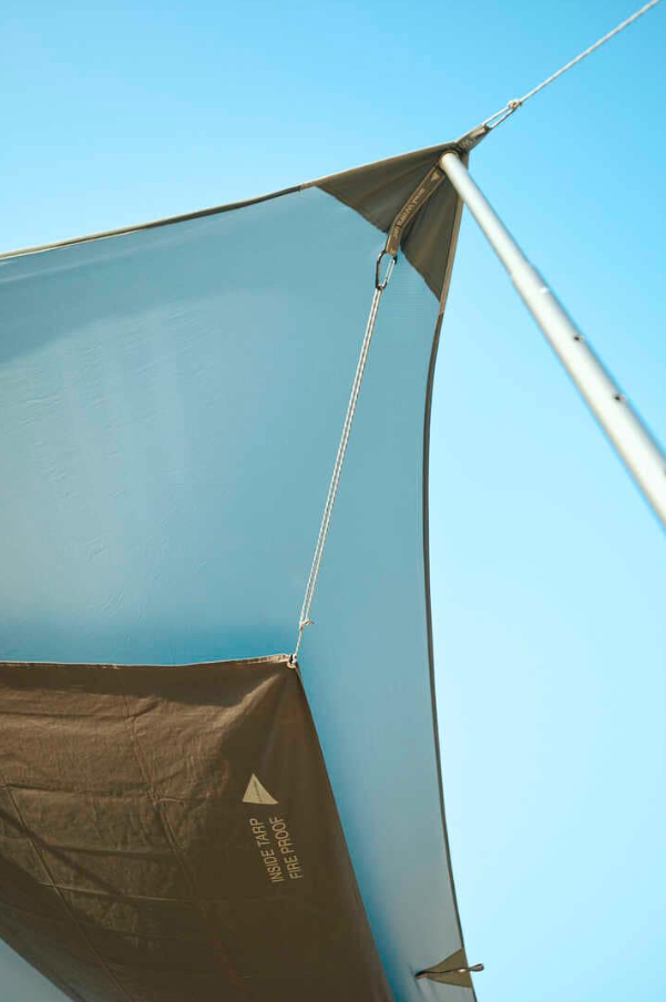 and wander inside tarp