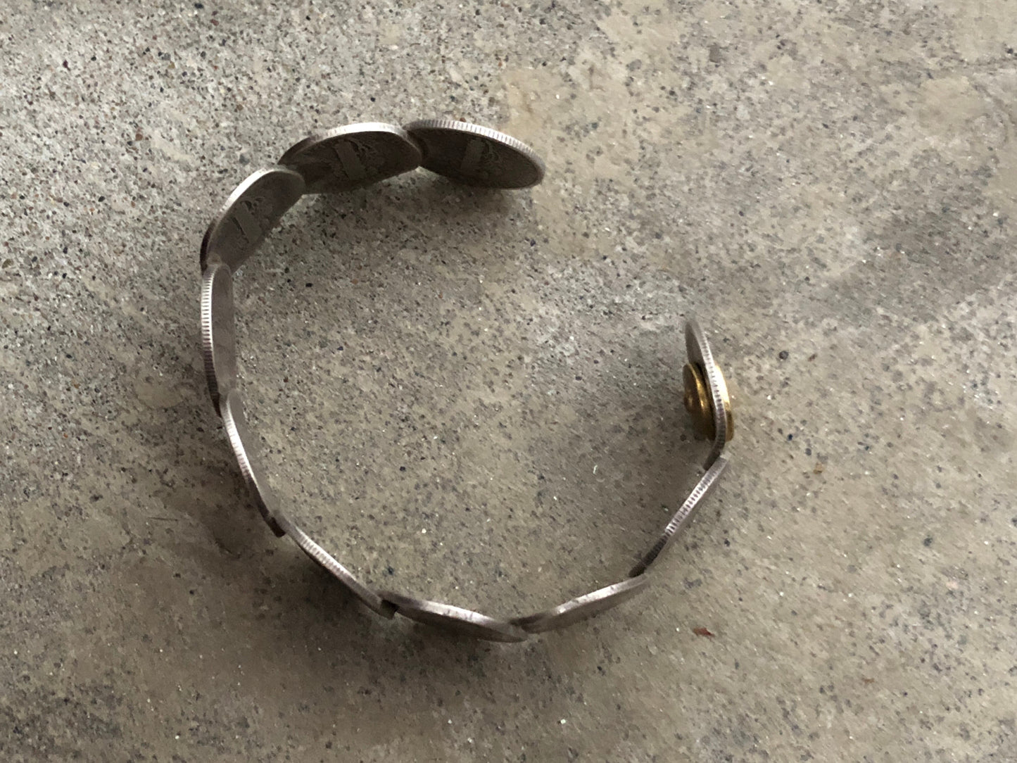 Button Works Mercury Dime Coin Bangle