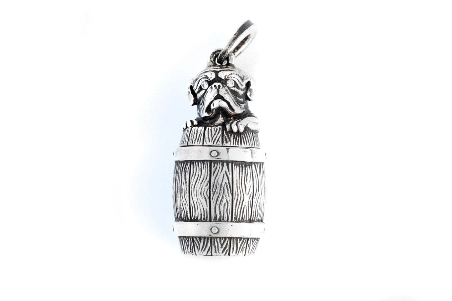 Peanuts&Co BULL BOTTLE STONE EYES SILVER