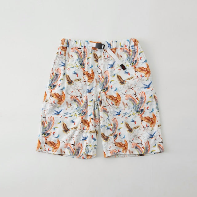 White Mountaineering x GRAMICCI BIRDS WIDE SHORTS