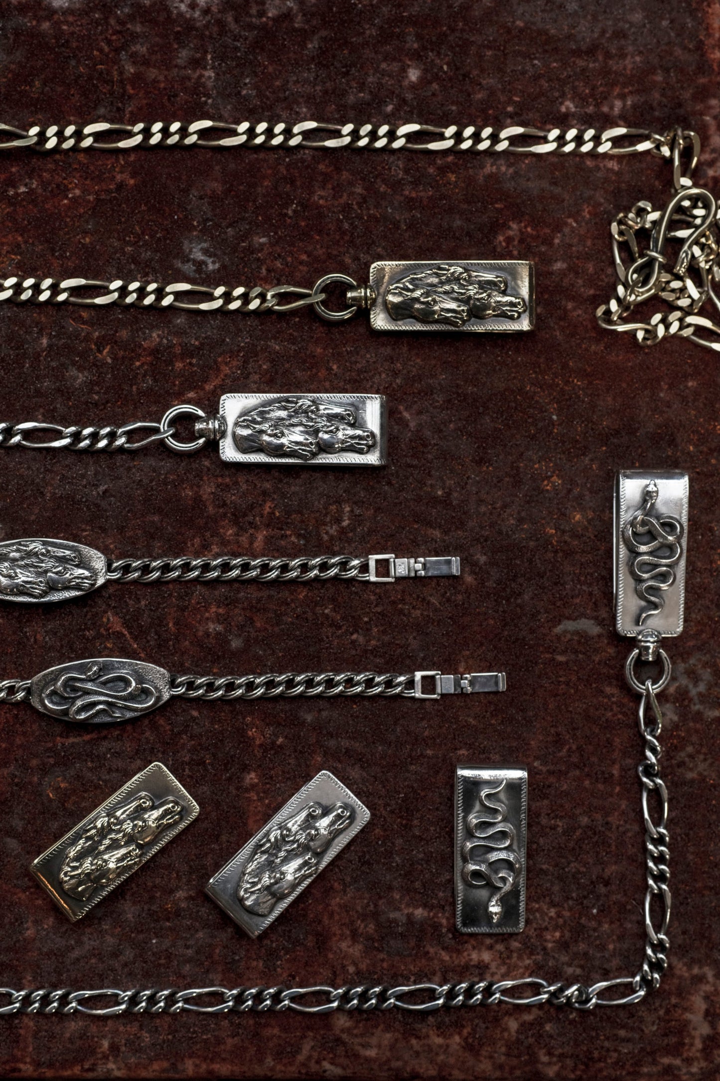 Peanuts&Co horse clip type walletchain brass