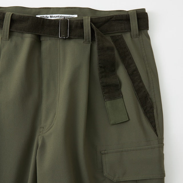 White Mountaineering TECH BELTED CARGO PANTS