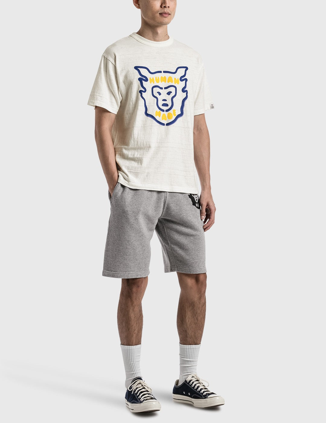 HUMAN MADE FACE LOGO TSHIRT