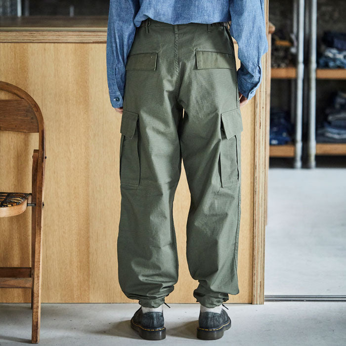 orSlow VINTAGE FIT 6 POCKETS CARGO PANTS (Army Green)