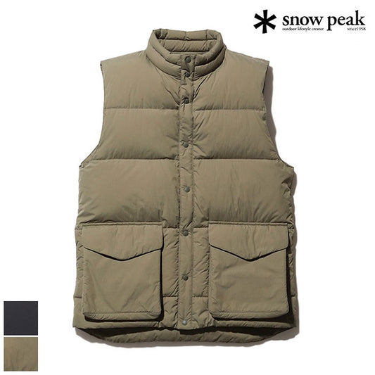snow peak Recycled Nylon Ripstop Down Vest