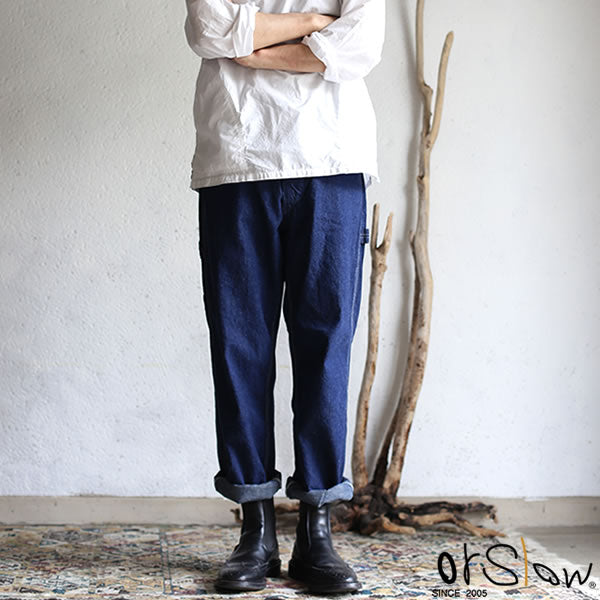 orSlow DENIM PAINTER PANTS