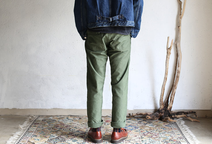 orSlow US ARMY SLIM FIT FATIGUE PANTS (green)