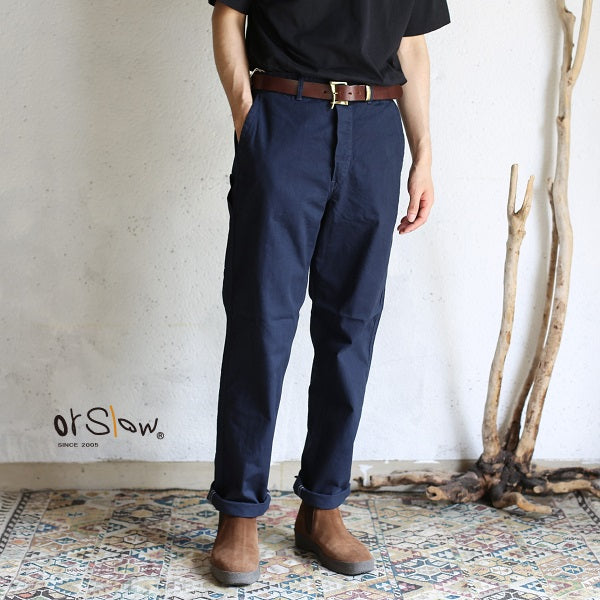 orSlow FRENCH WORK PANTS navy – unexpected store