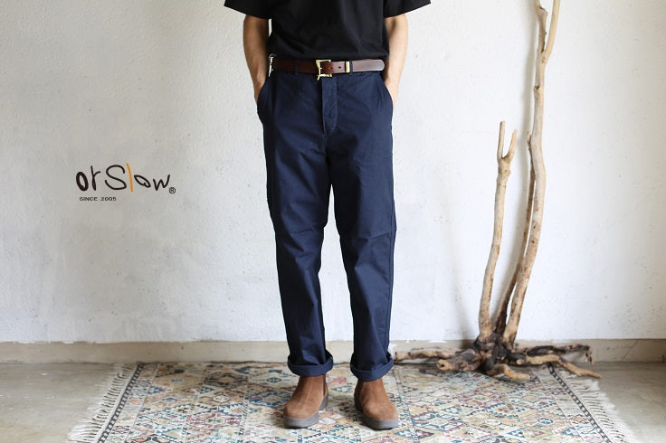 orSlow FRENCH WORK PANTS navy