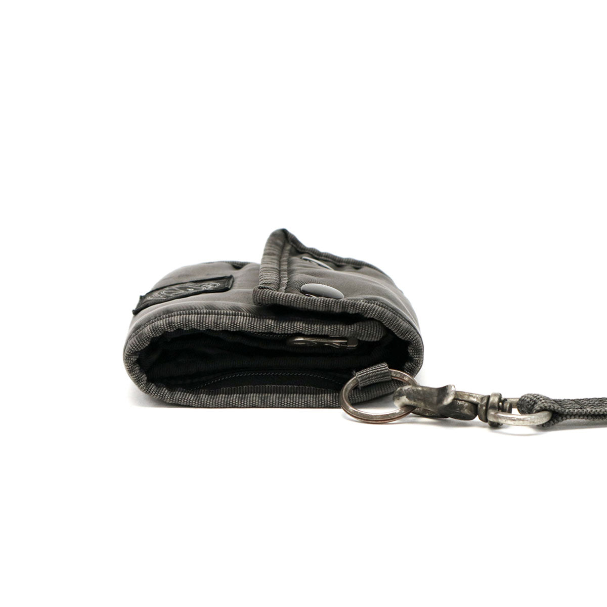 Porter Classic SUPER NYLON TRIFOLD WALLET W/NECK STRAP