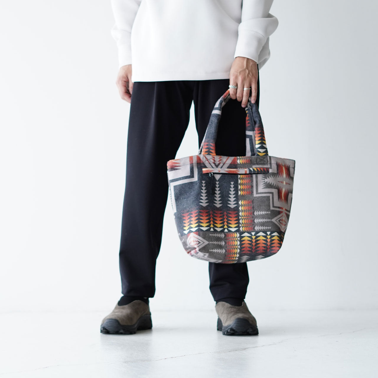 PENDLETON x TAION REVERSIBLE LUNCH TOTE BAG-M