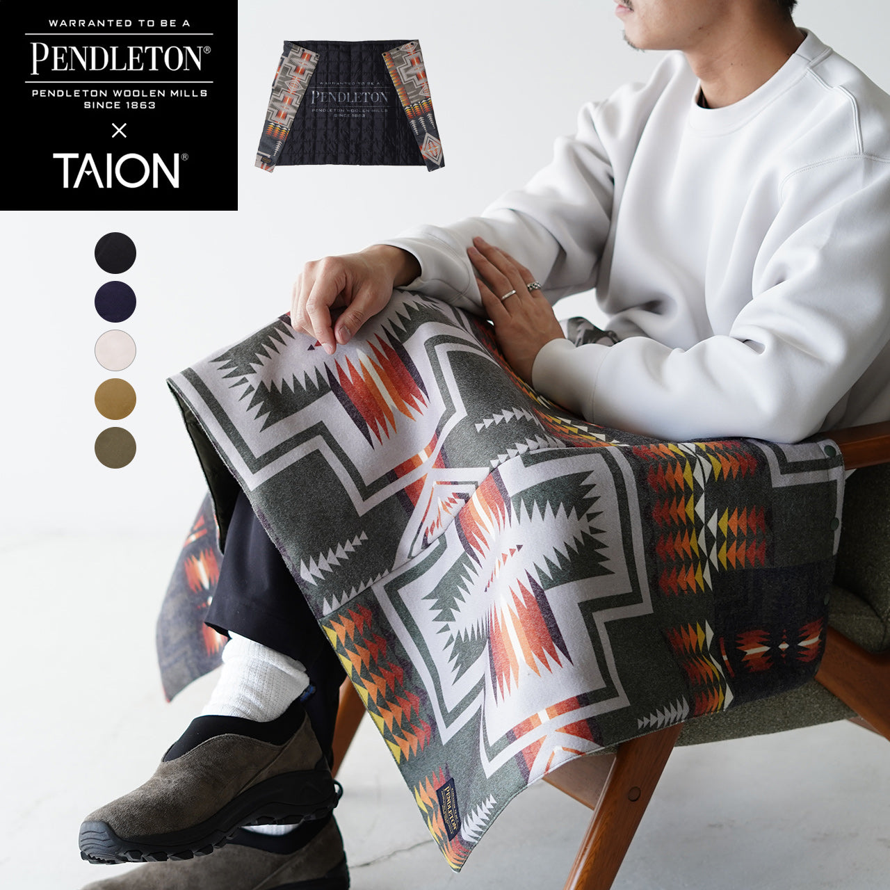 PENDLETON x TAION 4WAY PONCHO